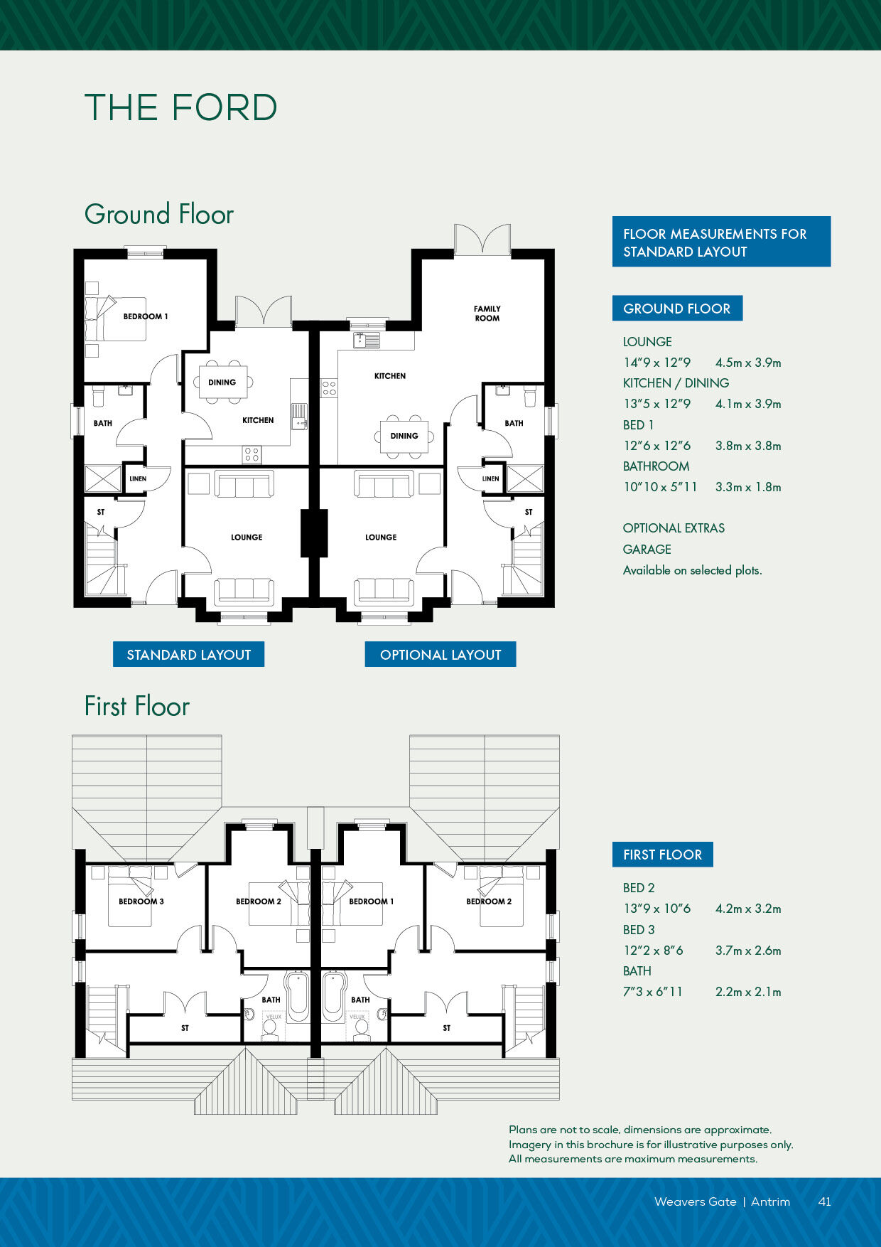 Floorplan of 3 bedroom Semi Detached Bungalow for sale, Randalstown Road, Antrim, BT41