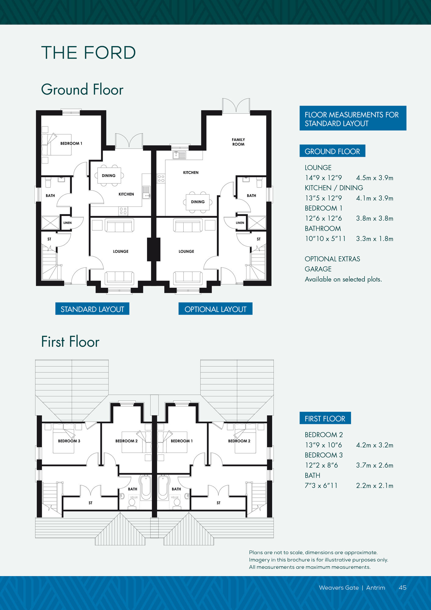 Floorplan of 3 bedroom Semi Detached Bungalow for sale, Randalstown Road, Antrim, BT41