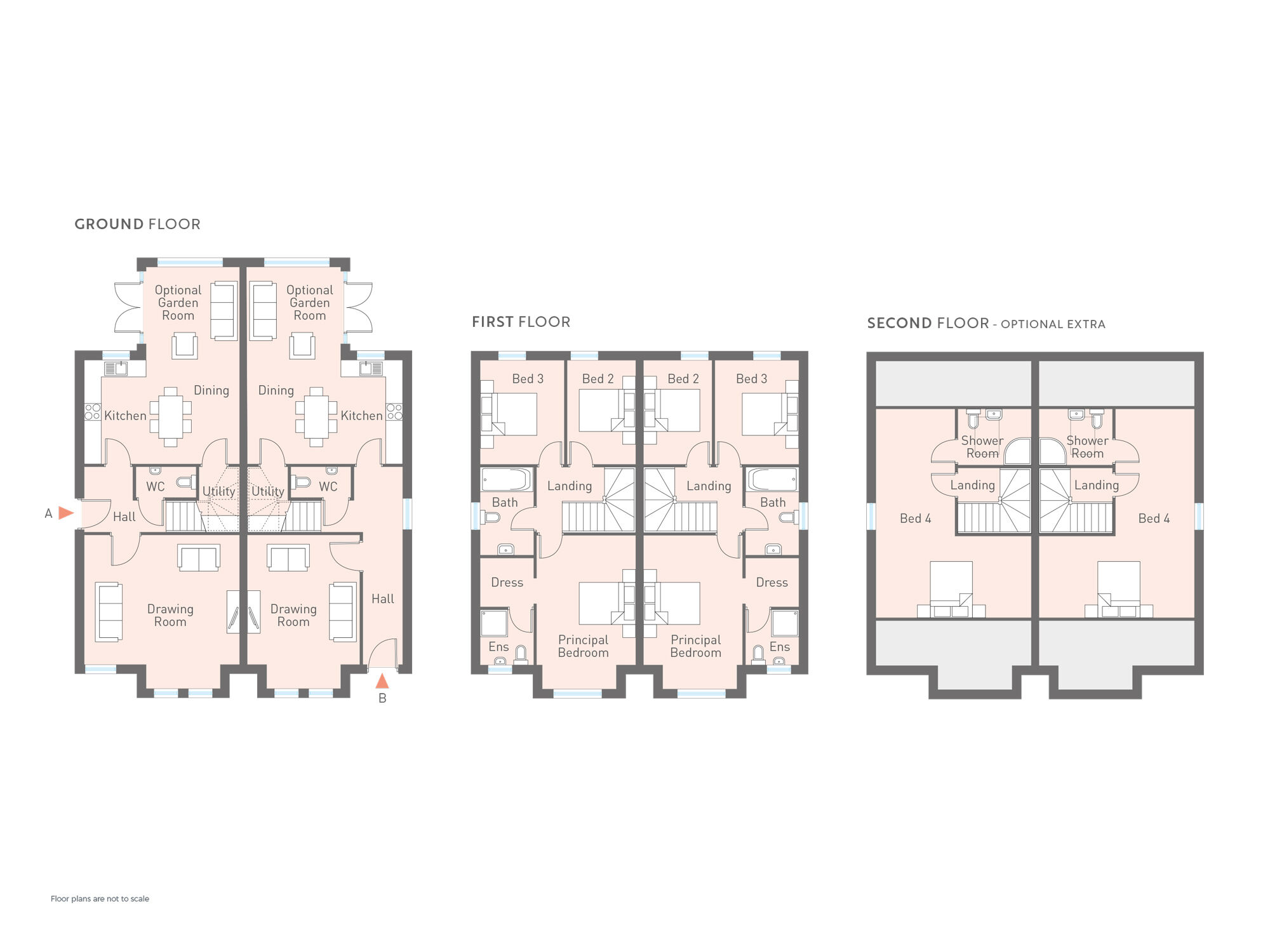 Floorplan of 3 bedroom Semi Detached House for sale, Mill Bridge, Hydepark Road, Newtownabbey, BT36