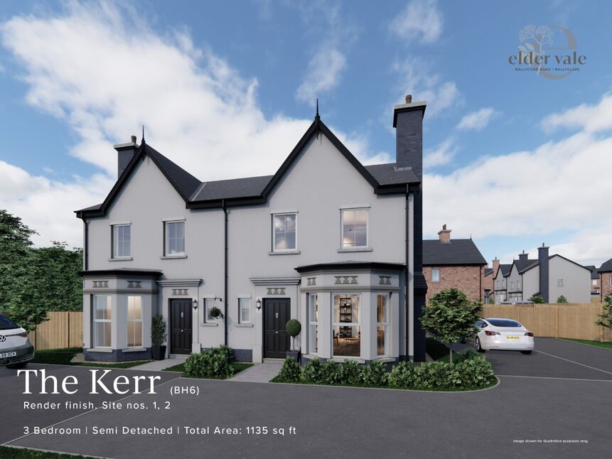 Main image of 3 bedroom Semi Detached House for sale, Elder Vale, Ballycorr Road, Ballyclare, BT39