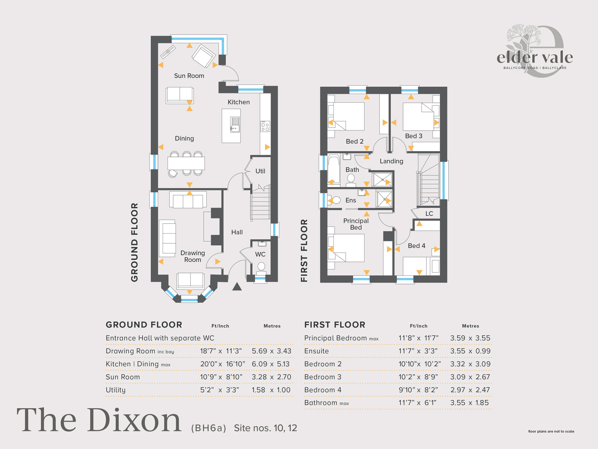 Floorplan of 4 bedroom Detached House for sale, Elder Vale, Ballycorr Road, Ballyclare, BT39