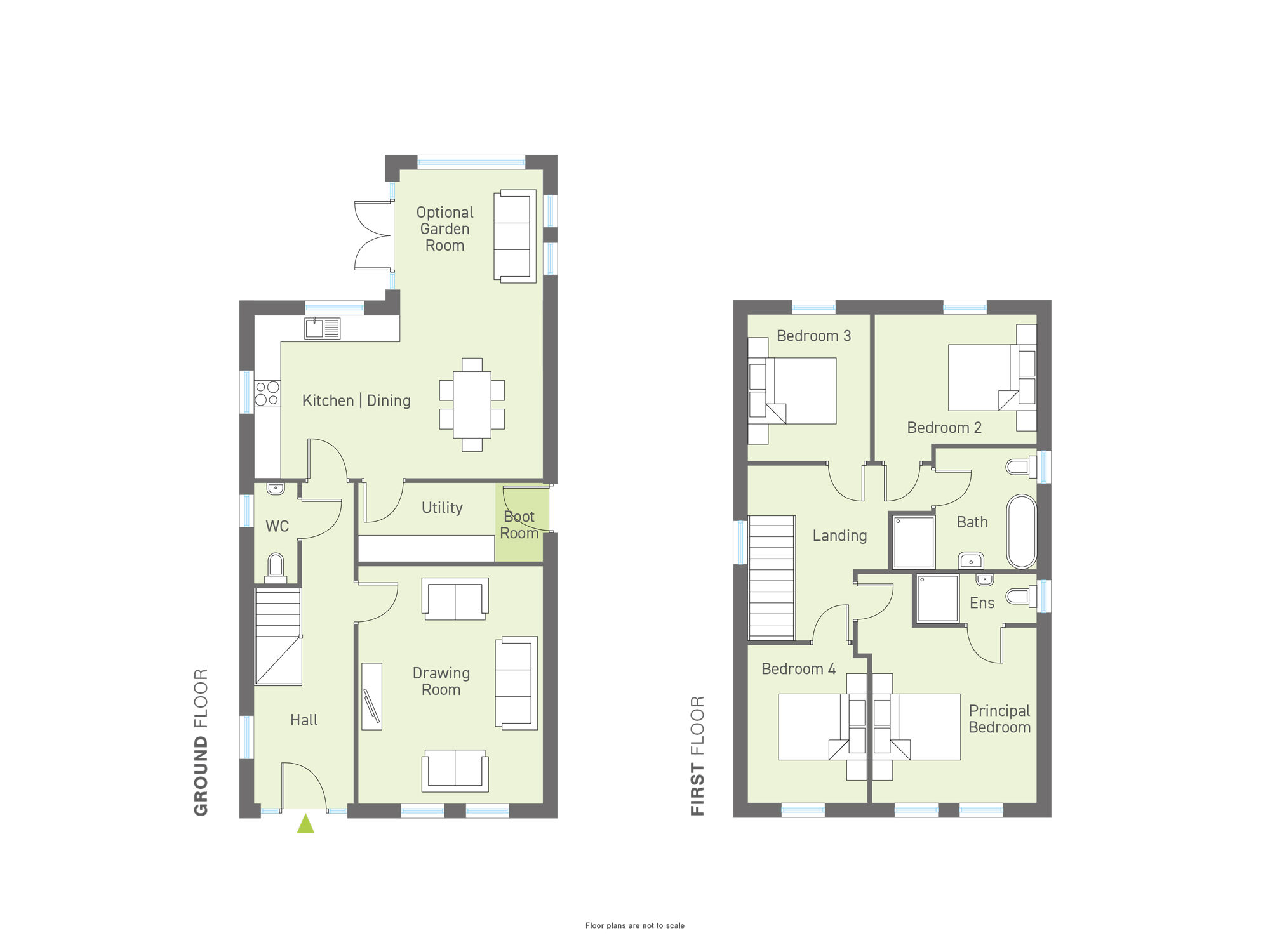 Floorplan of 4 bedroom Detached House for sale, Stonebridge, Park Road, Newtownabbey, BT36