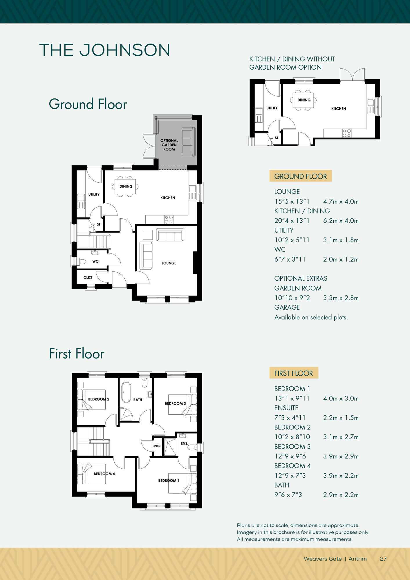 Floorplan of 4 bedroom Detached House for sale, Randalstown Road, Antrim, BT41