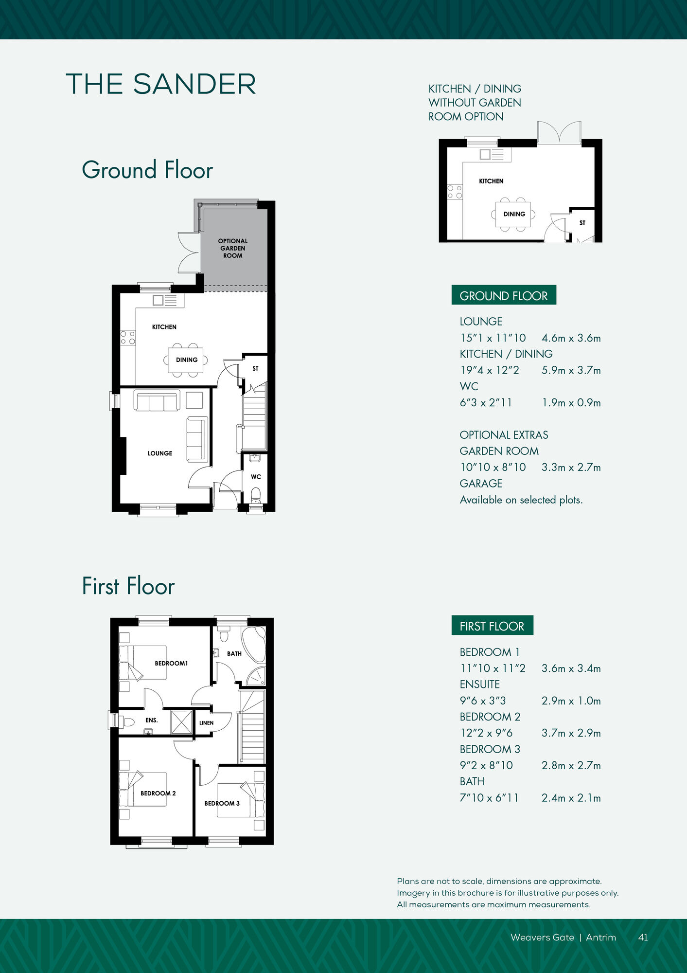 Floorplan of 3 bedroom Semi Detached House for sale, Randalstown Road, Antrim, BT41