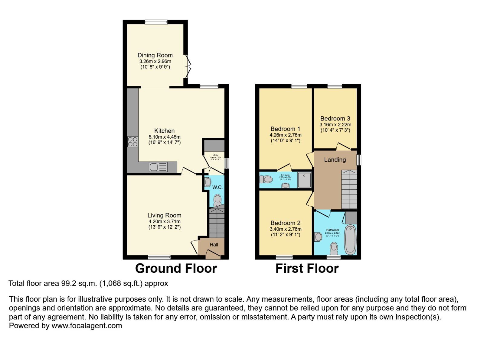 Floorplan of 3 bedroom End Terrace House for sale, Sir Richard Wallace Walk, Lisburn, County Antrim, BT28