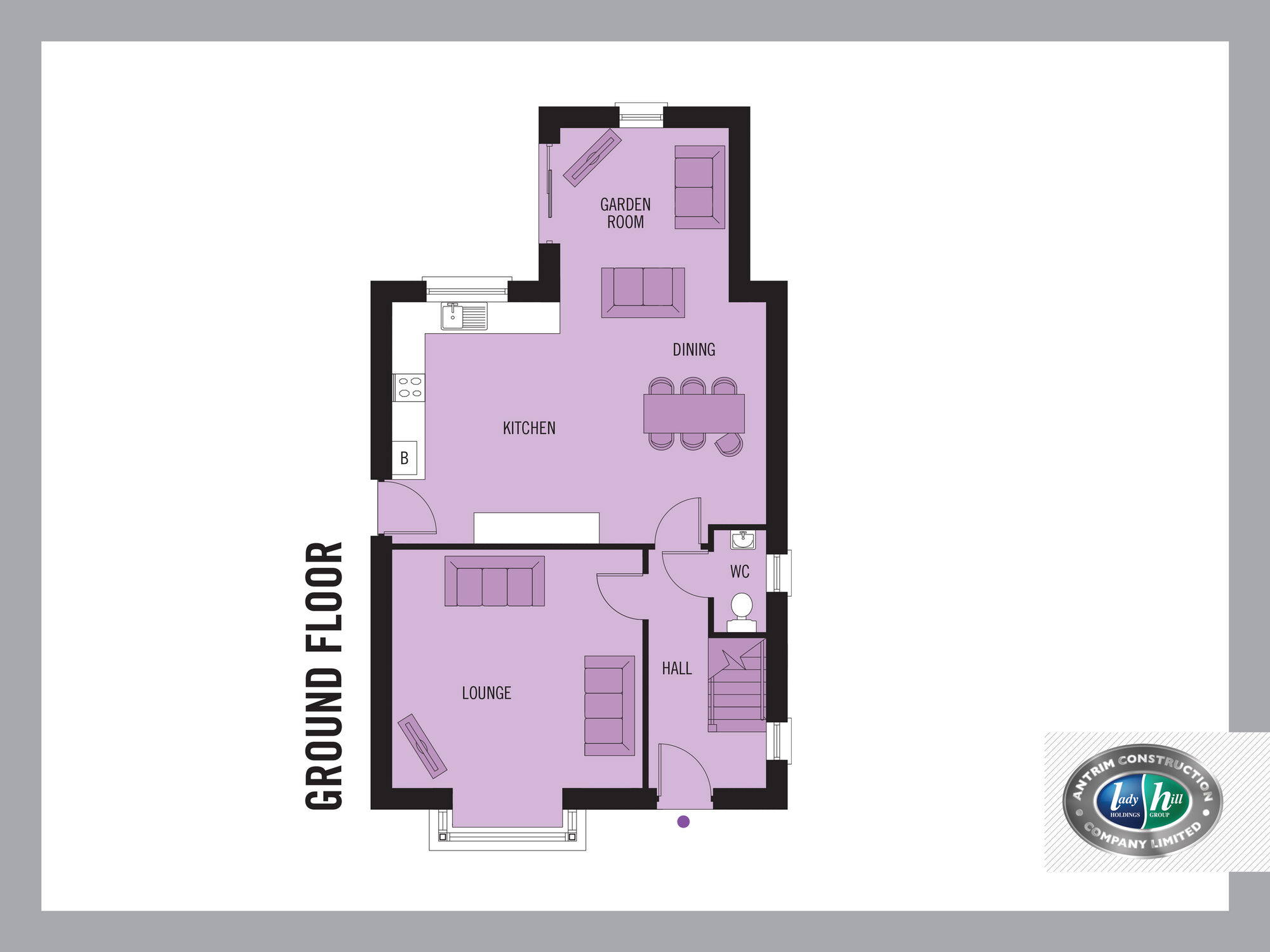 Floorplan of 4 bedroom Detached House for sale, Station Road, Doagh, BT39