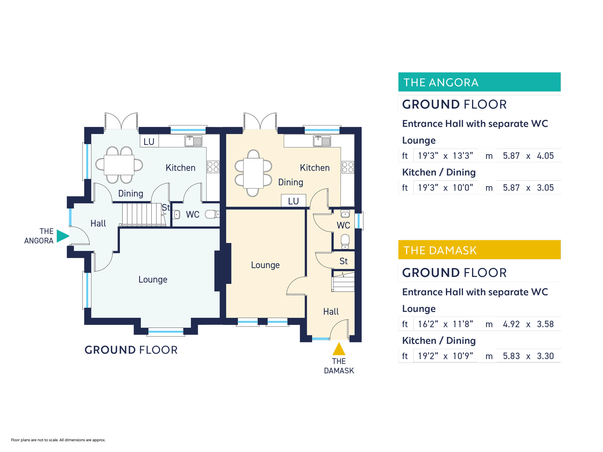 Floorplan of 3 bedroom Semi Detached House for sale, Spinners Gate, Doagh Road, Newtownabbey, BT36