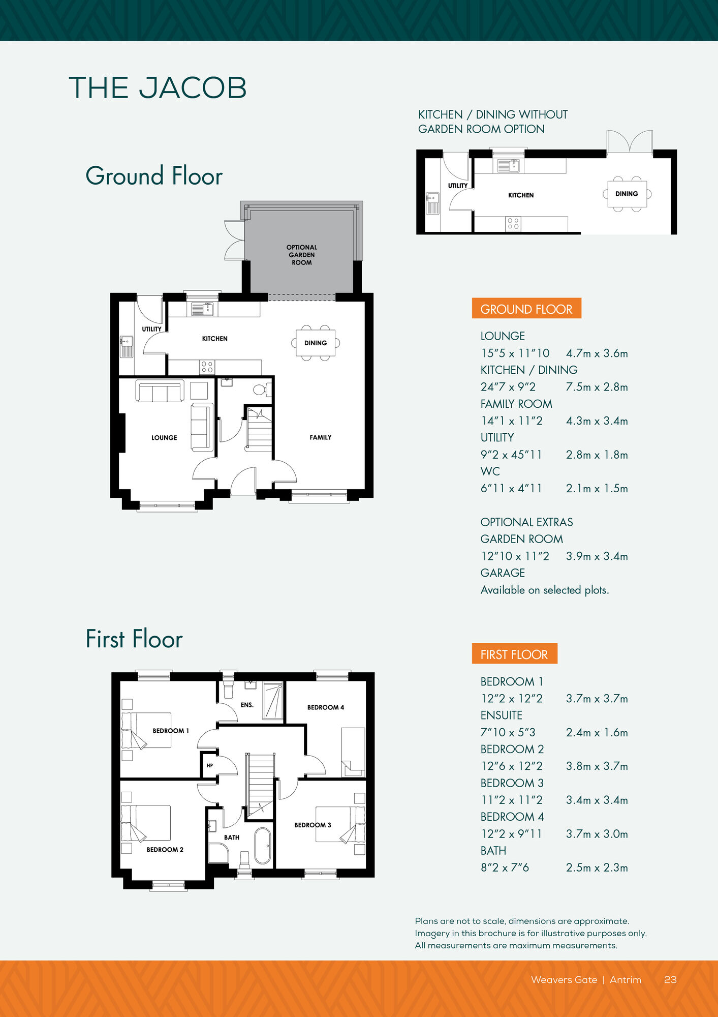 Floorplan of 4 bedroom Detached House for sale, Randalstown Road, Antrim, BT41