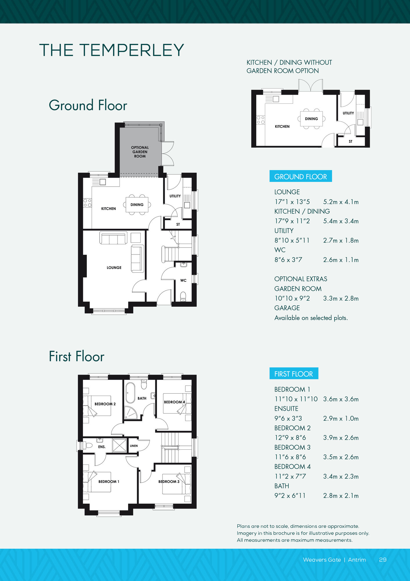 Floorplan of 4 bedroom Detached House for sale, Randalstown Road, Antrim, BT41