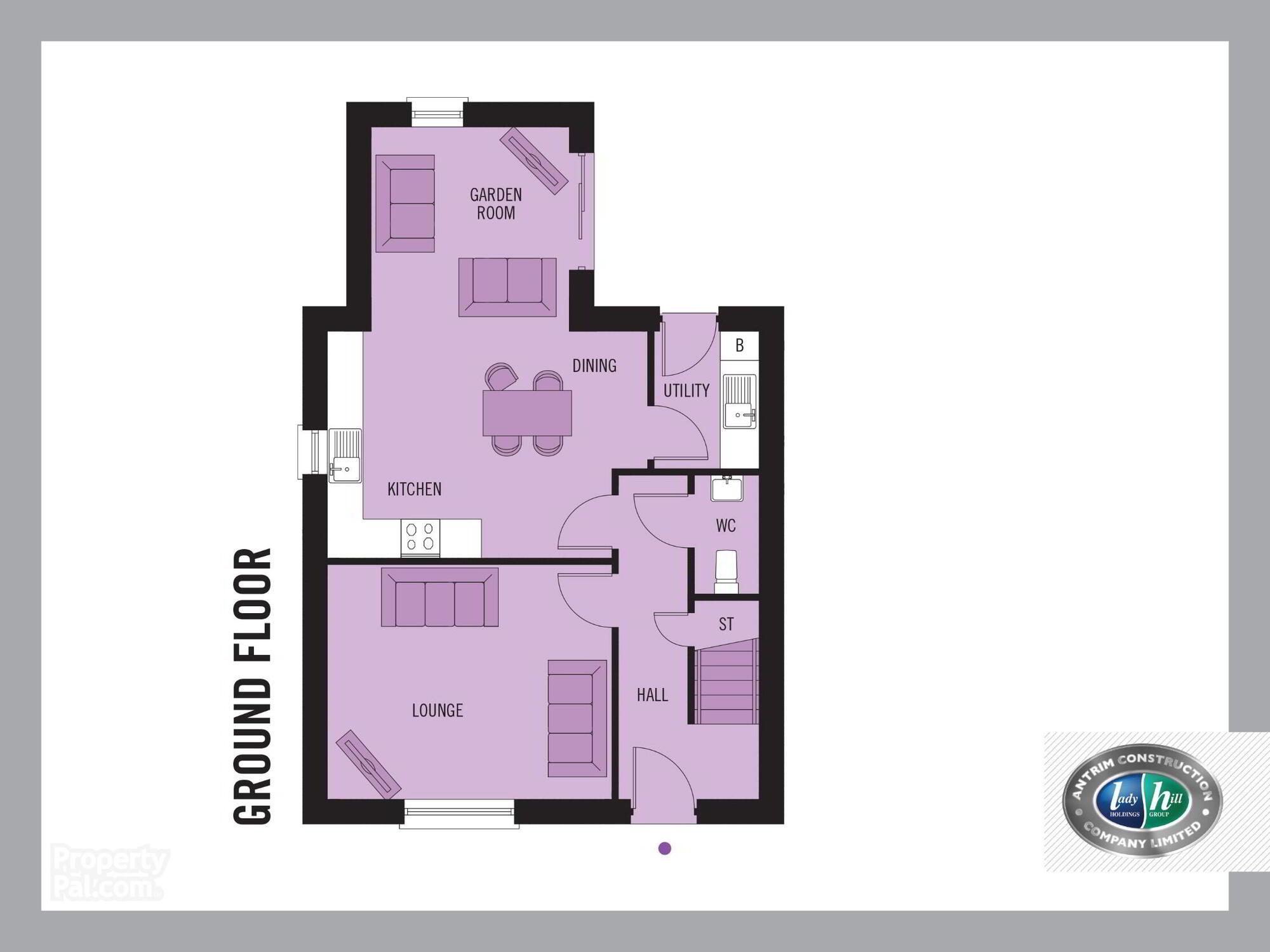 Floorplan of 3 bedroom Detached House for sale, Station Road, Doagh, BT39