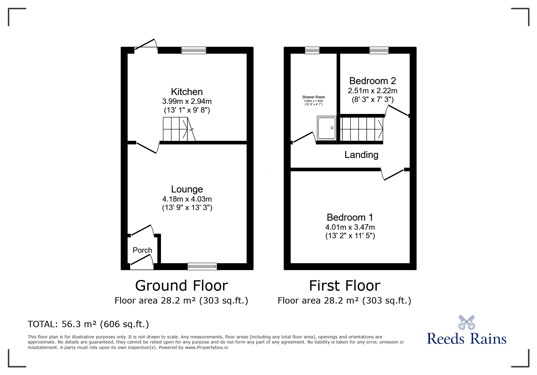 Floorplan of 2 bedroom Mid Terrace House for sale, Sheffield Road, Glossop, Derbyshire, SK13