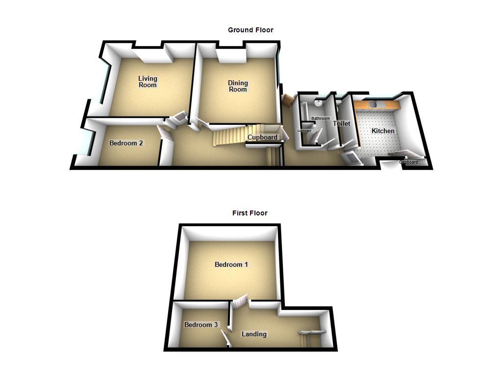 Floorplan of 3 bedroom  Flat to rent, Back High Street, Gosforth, Tyne and Wear, NE3