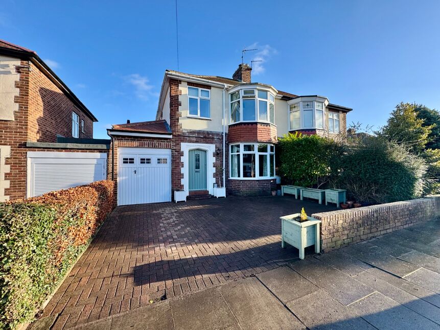 Main image of 3 bedroom Semi Detached House for sale, Kensington Avenue, Newcastle upon Tyne, Tyne and Wear, NE3