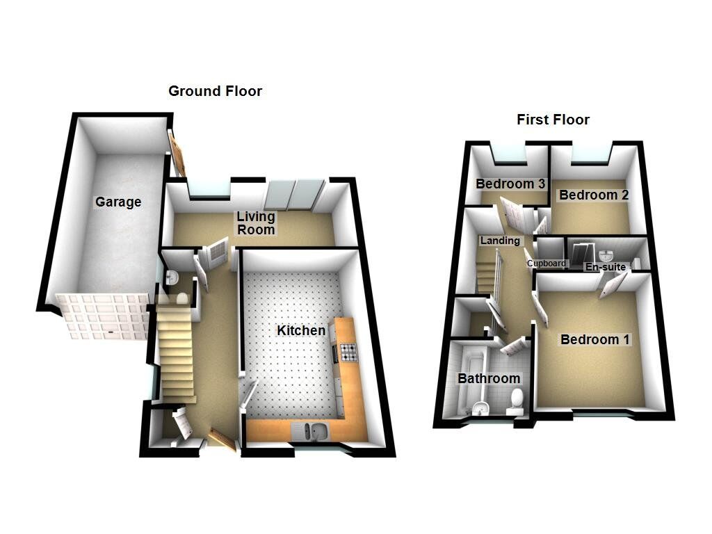 Floorplan of 3 bedroom Semi Detached House for sale, Elder Drive, Newcastle upon Tyne, Tyne and Wear, NE4