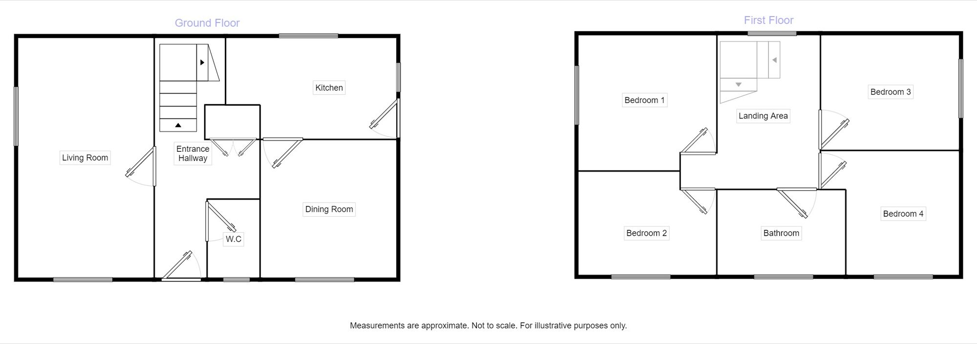 Floorplan of 4 bedroom Detached House to rent, St. Nicholas Drive, Grimsby, South Humberside, DN37