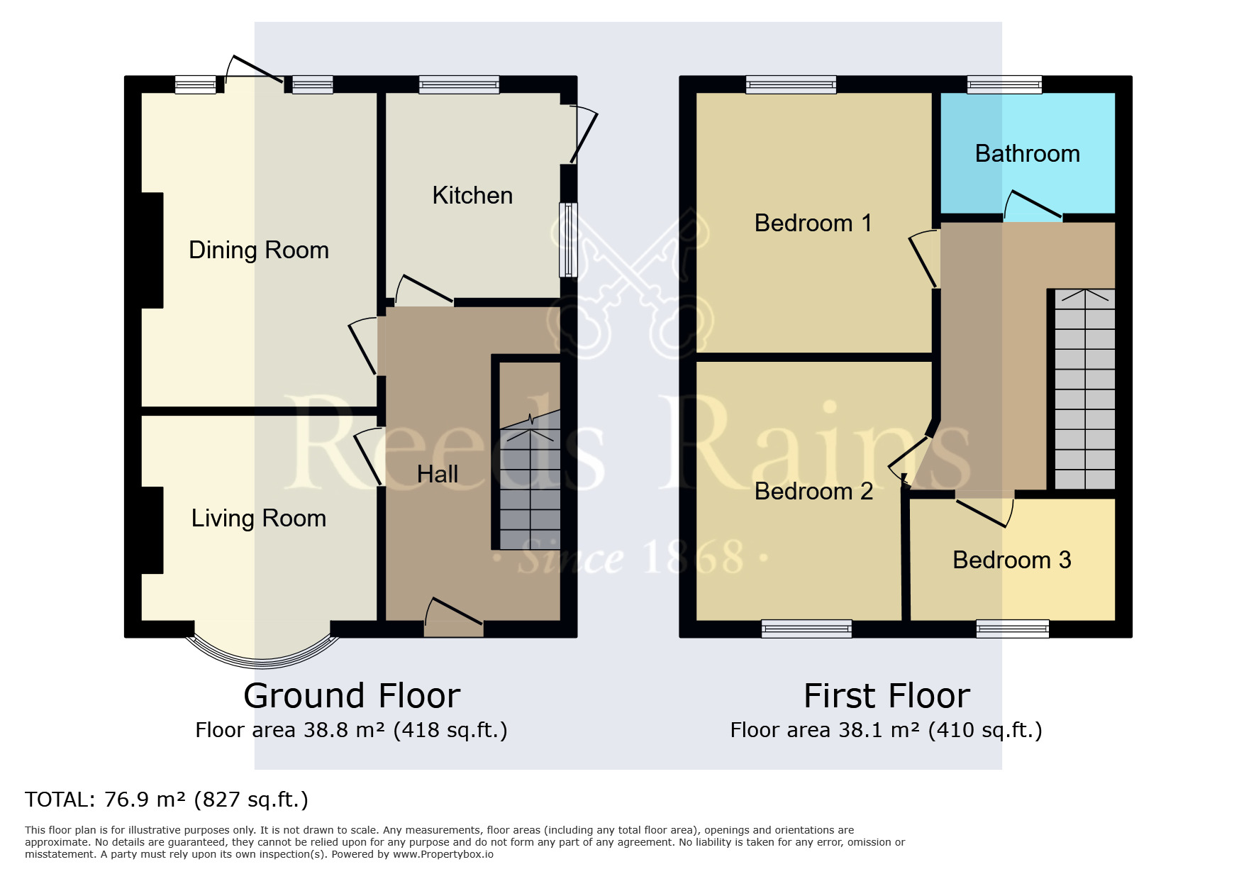 Floorplan of 3 bedroom Semi Detached House for sale, Fairmont Road, Grimsby, Lincolnshire, DN32