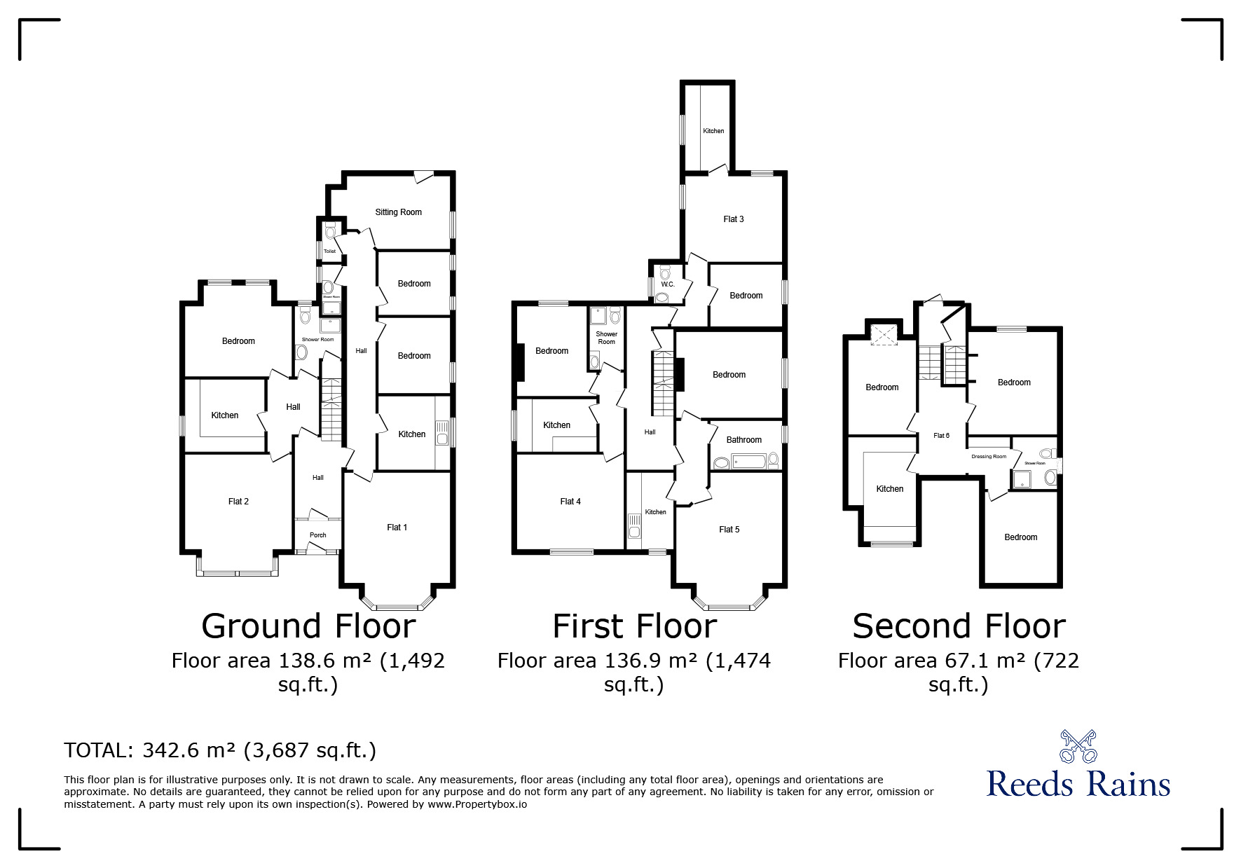 Floorplan of 8 bedroom Detached House for sale, Abbey Park Road, Grimsby, Lincolnshire, DN32