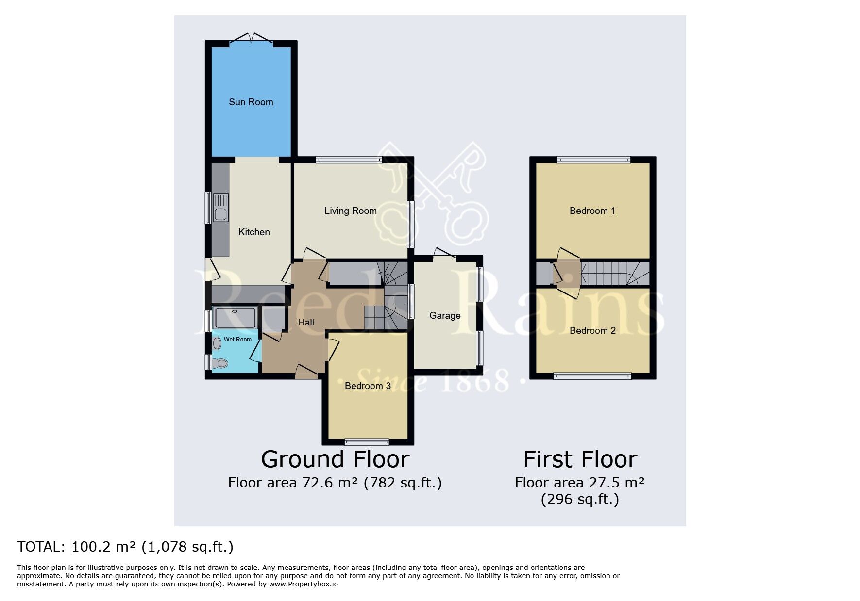 Floorplan of 3 bedroom Detached Bungalow for sale, Waby Close, Grimsby, Lincolnshire, DN37