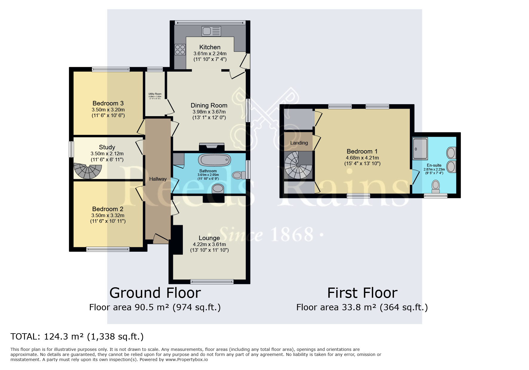 Floorplan of 3 bedroom Detached Bungalow for sale, Church Lane, North Killingholme, Lincolnshire, DN40