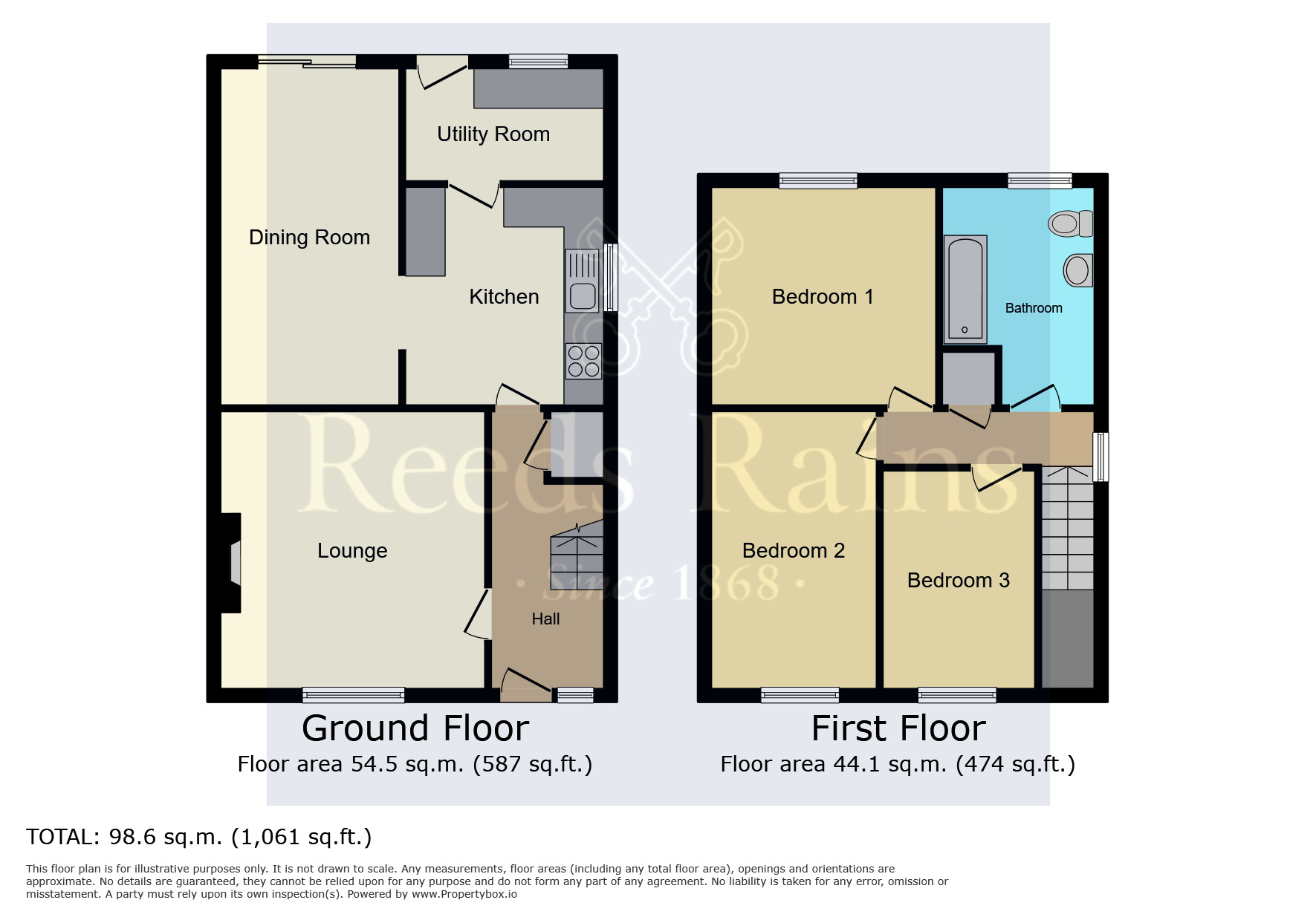 Floorplan of 3 bedroom Semi Detached House for sale, Timberley Drive, Grimsby, Lincolnshire, DN37