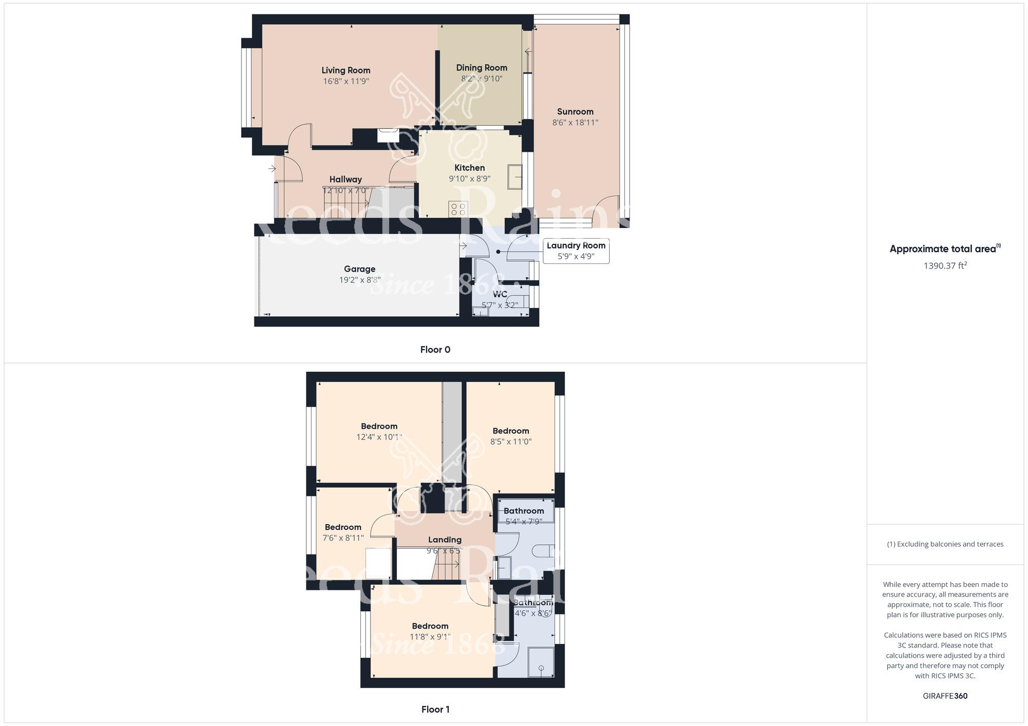 Floorplan of 4 bedroom Detached House for sale, Sorrell Grove, Guisborough, North Yorkshire, TS14