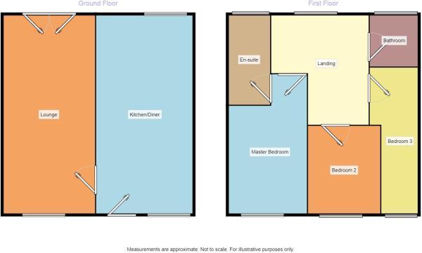 Floorplan of 3 bedroom End Terrace House for sale, Westgate, Guisborough, North Yorkshire, TS14