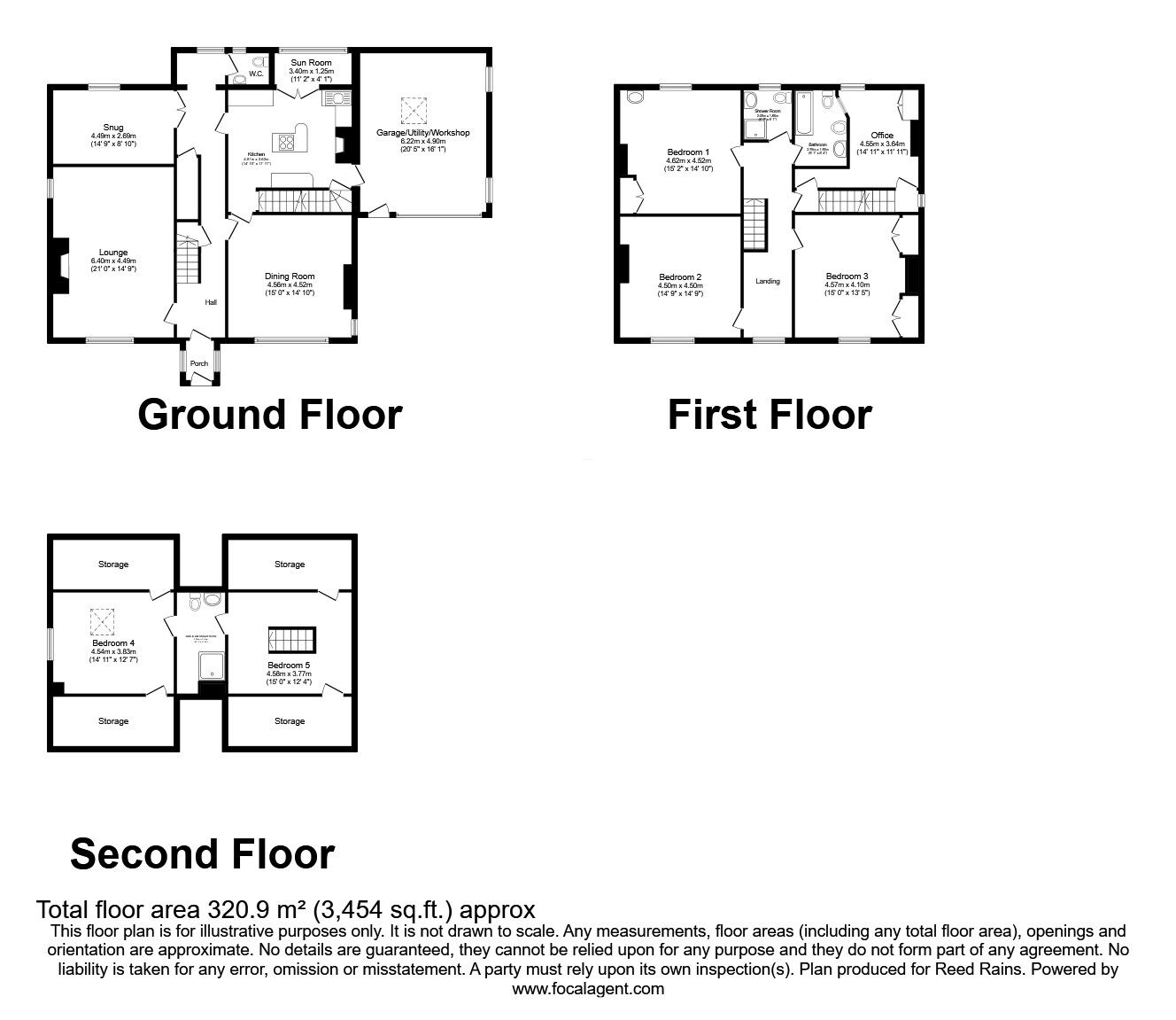 Floorplan of 4 bedroom Detached House for sale, Quarry Hill, Sowerby Bridge, West Yorkshire, HX6