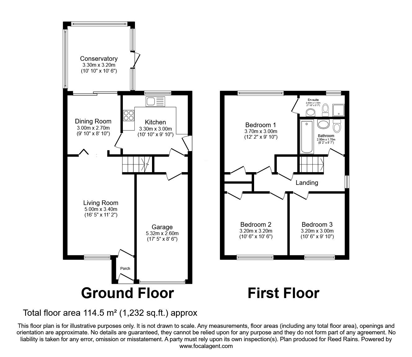 Floorplan of 3 bedroom Detached House for sale, Geldof Road, Huntington, North Yorkshire, YO32