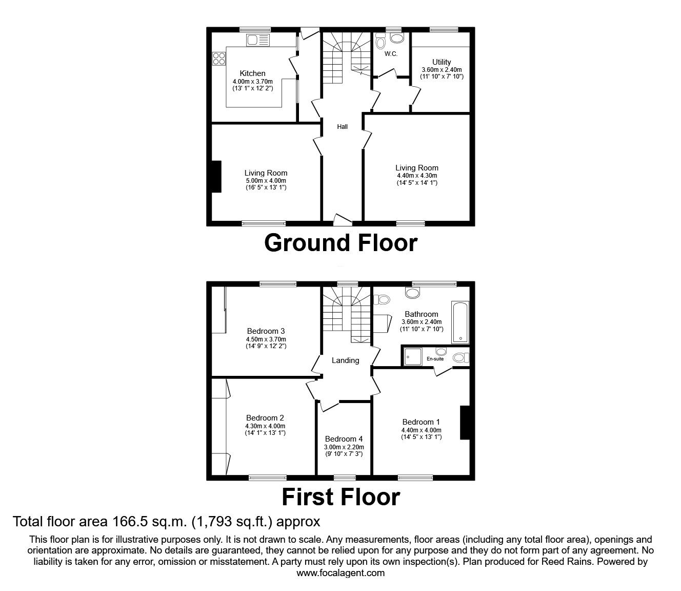 Floorplan of 4 bedroom Semi Detached House to rent, Main Street, Huby, North Yorkshire, YO61