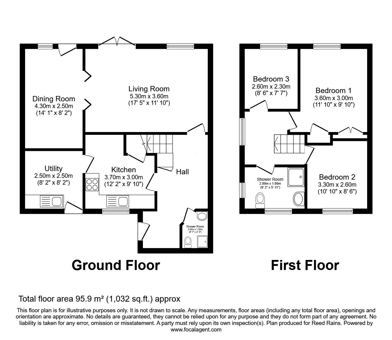 Floorplan of 3 bedroom Detached House for sale, Ripley Grove, Wigginton, North Yorkshire, YO32