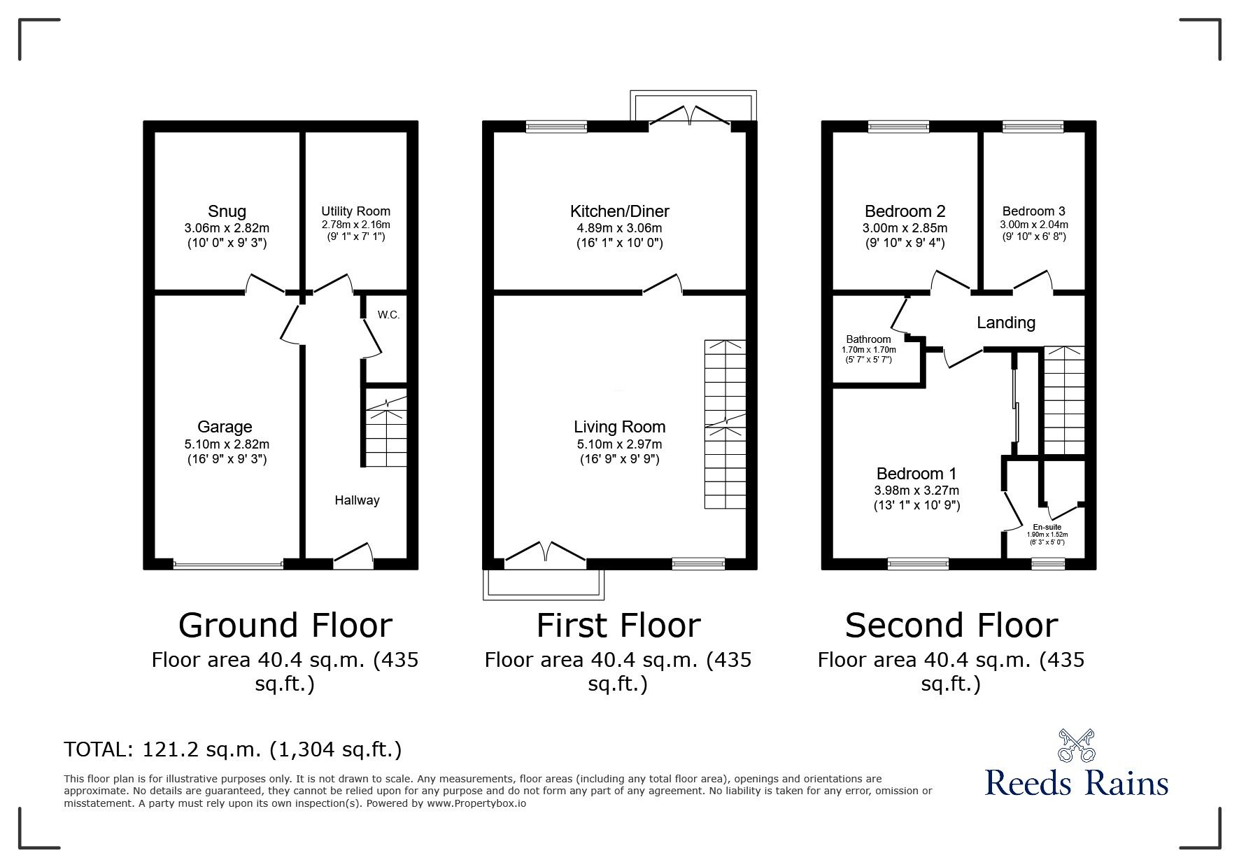 Floorplan of 3 bedroom End Terrace House for sale, Jubilee Way, Todmorden, OL14