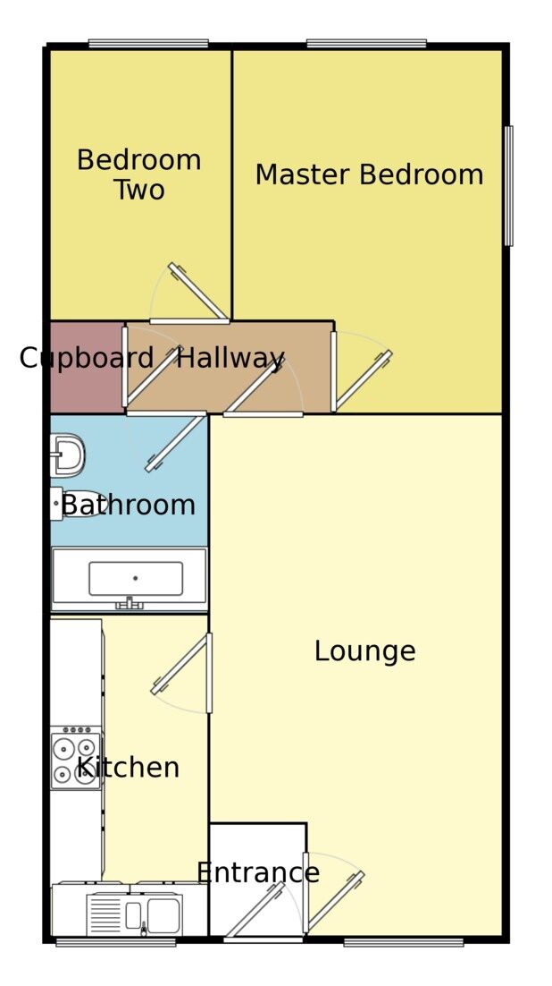 Floorplan of 2 bedroom  Flat to rent, Main Road, Goostrey, Cheshire, CW4