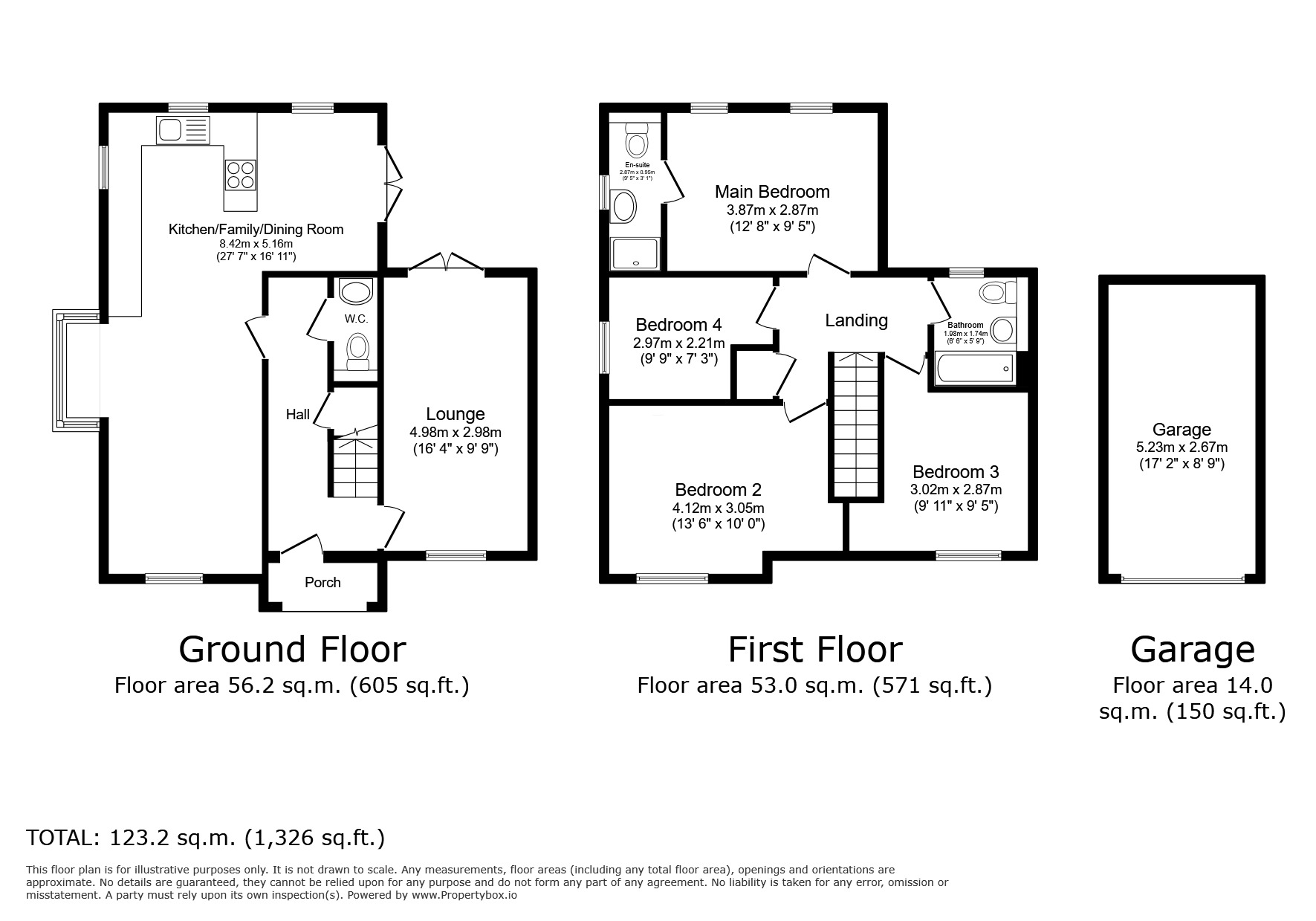 Floorplan of 4 bedroom Detached House for sale, Irelands Croft Close, Sandbach, Cheshire, CW11