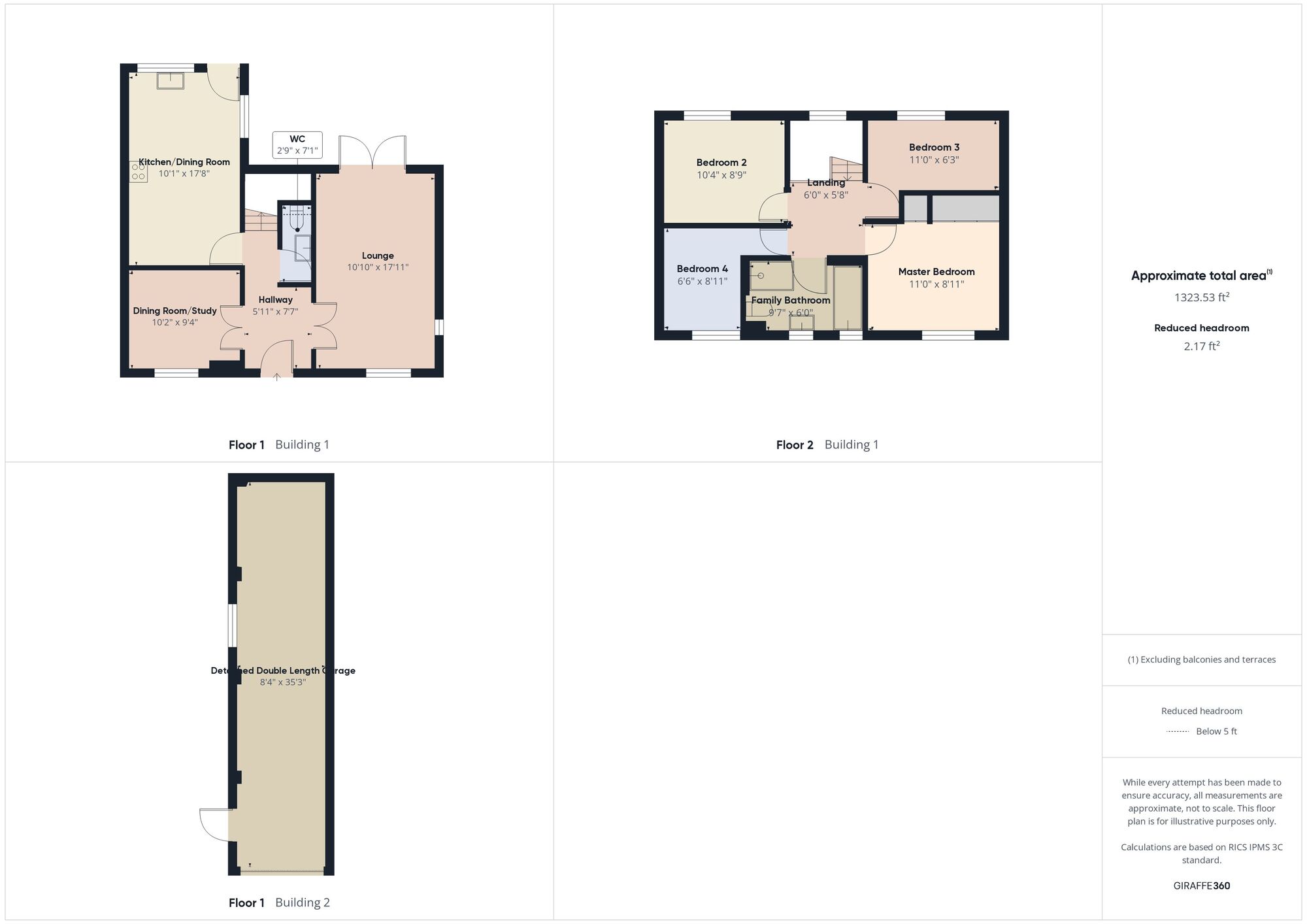 Floorplan of 4 bedroom Detached House for sale, High Back Close, Monkton Village, Tyne and Wear, NE32