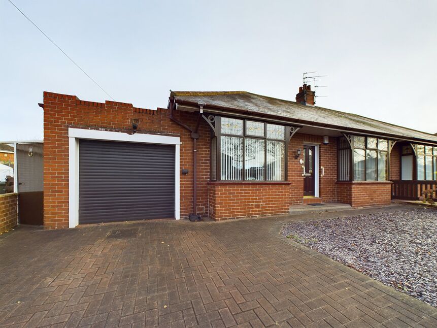 Main image of 2 bedroom Semi Detached Bungalow for sale, Derby Crescent, Hebburn, Tyne and Wear, NE31