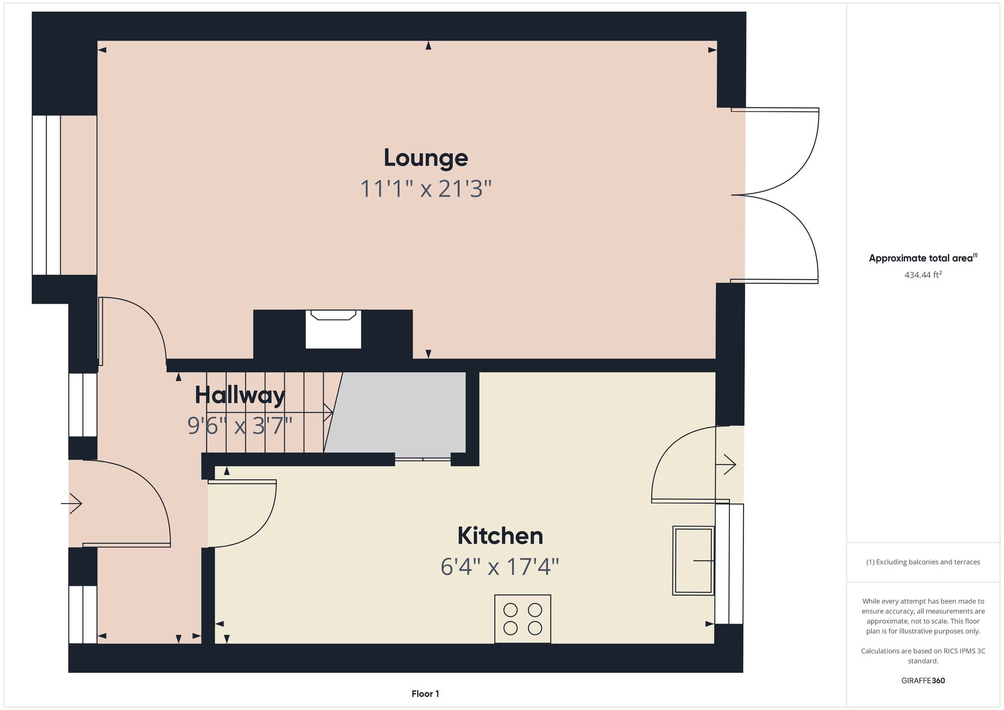 Floorplan of 3 bedroom Semi Detached House for sale, Clyde Avenue, Hebburn, Tyne and Wear, NE31