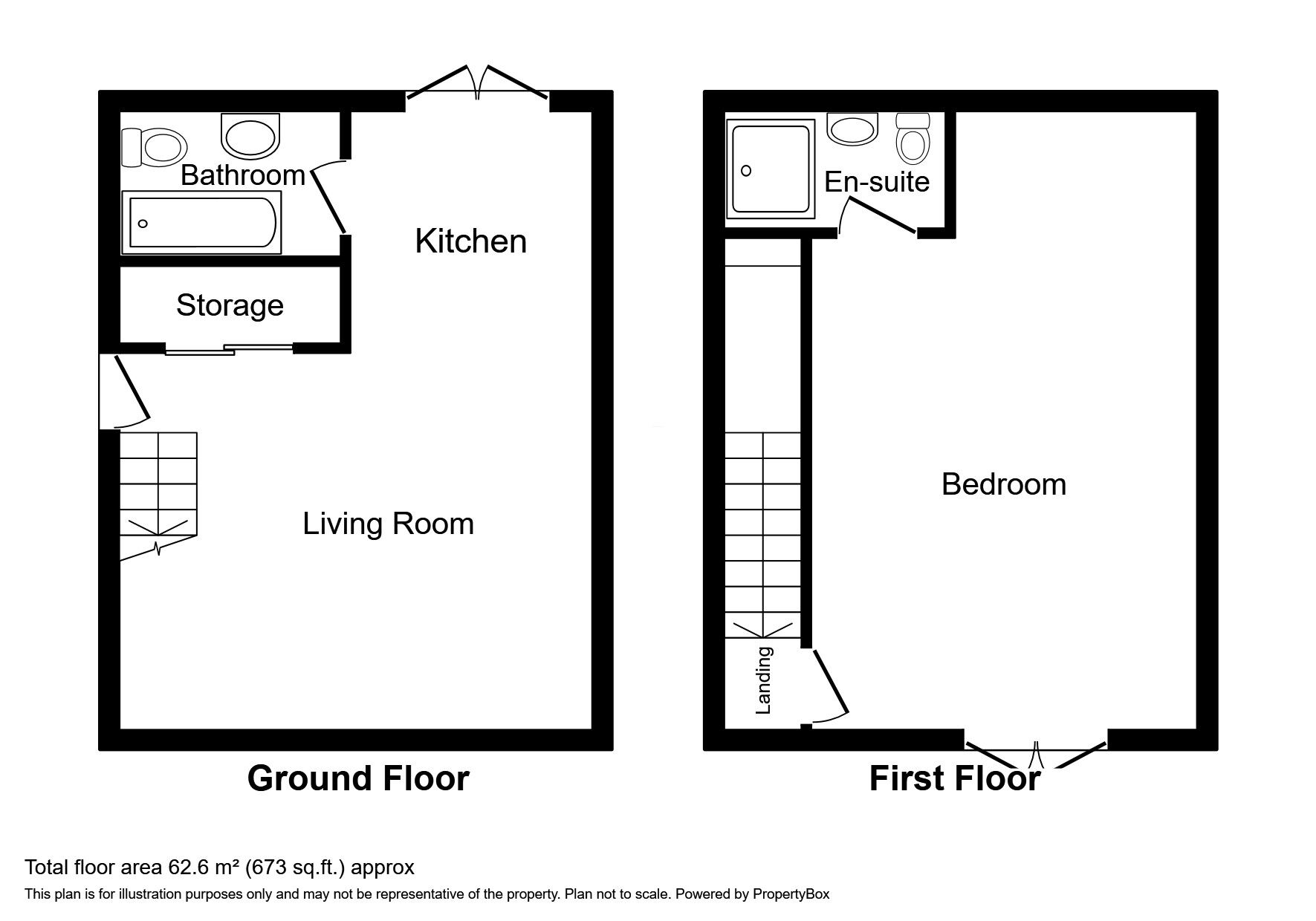 Floorplan of 1 bedroom Detached House to rent, Willow Grove, Marple, Greater Manchester, SK6