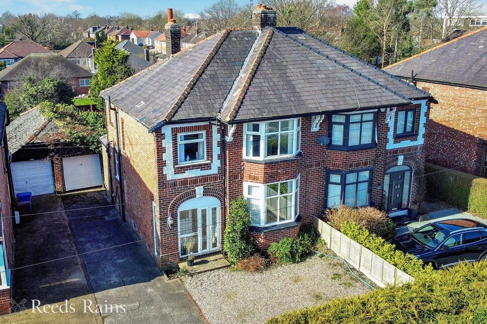 Main image of 3 bedroom Semi Detached House for sale, Macclesfield Road, Hazel Grove, Cheshire, SK7