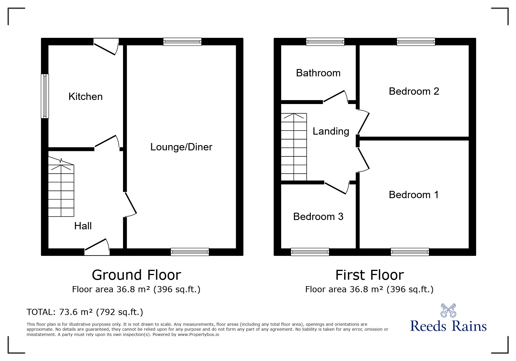 Floorplan of 3 bedroom Semi Detached House to rent, Sandstone Avenue, Sheffield, South Yorkshire, S9