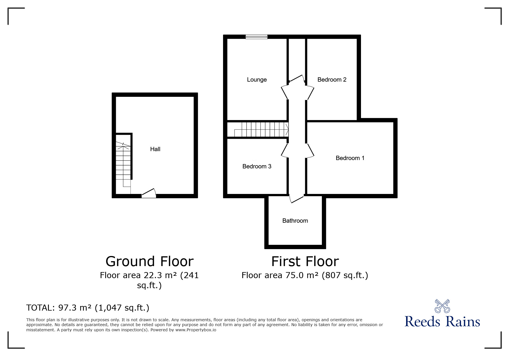 Floorplan of 3 bedroom  Flat to rent, Fairbarn Road, Sheffield, South Yorkshire, S6