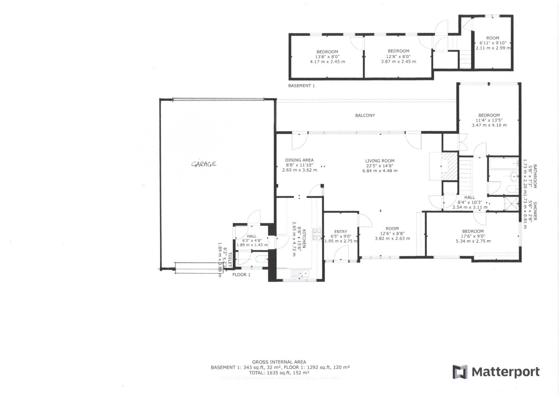 Floorplan of 4 bedroom Detached House for sale, Foxglove Road, Almondbury, Huddersfield, West Yorkshire, HD5