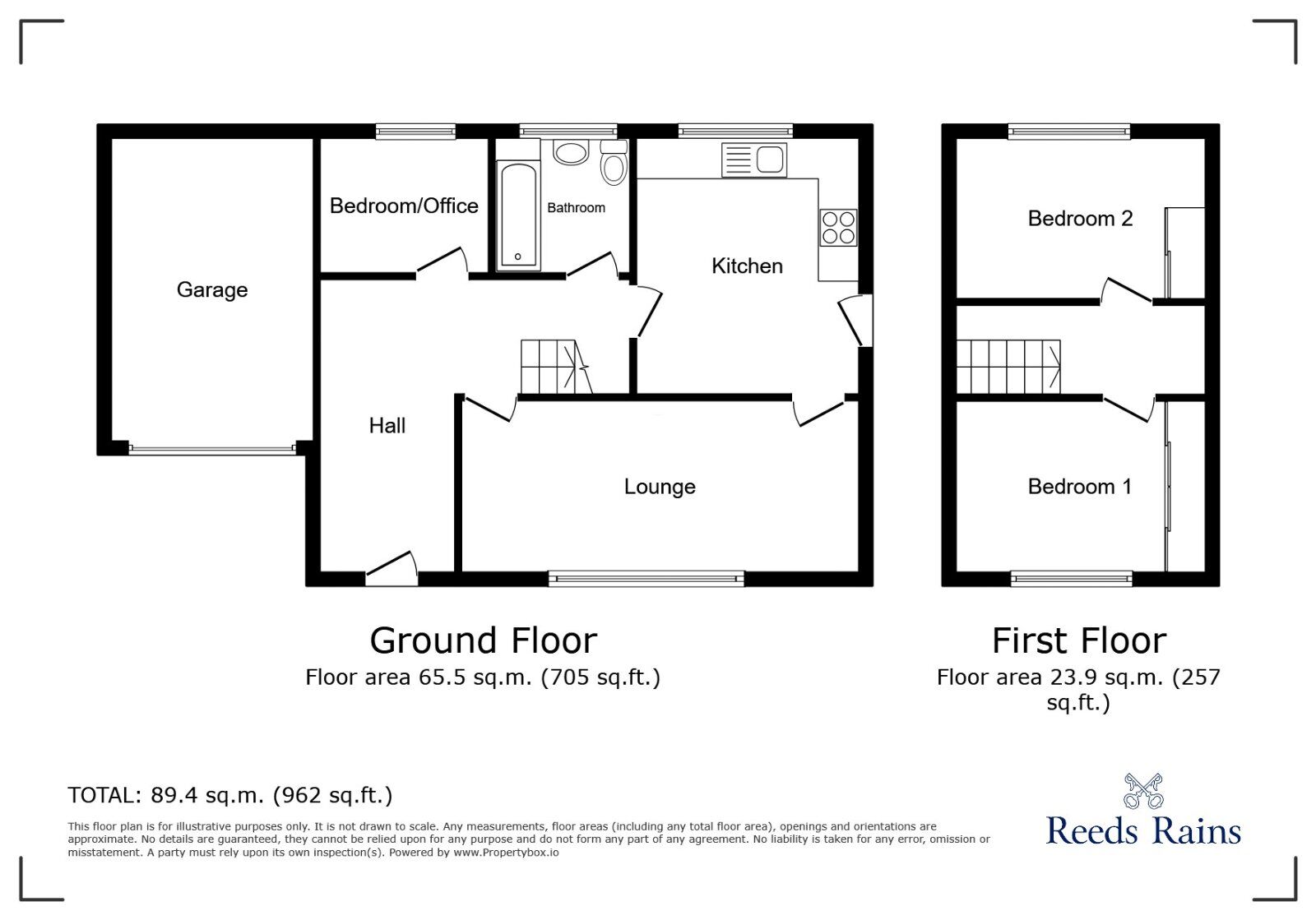 Floorplan of 3 bedroom Detached Bungalow to rent, Westfield Avenue, Meltham, West Yorkshire, HD9