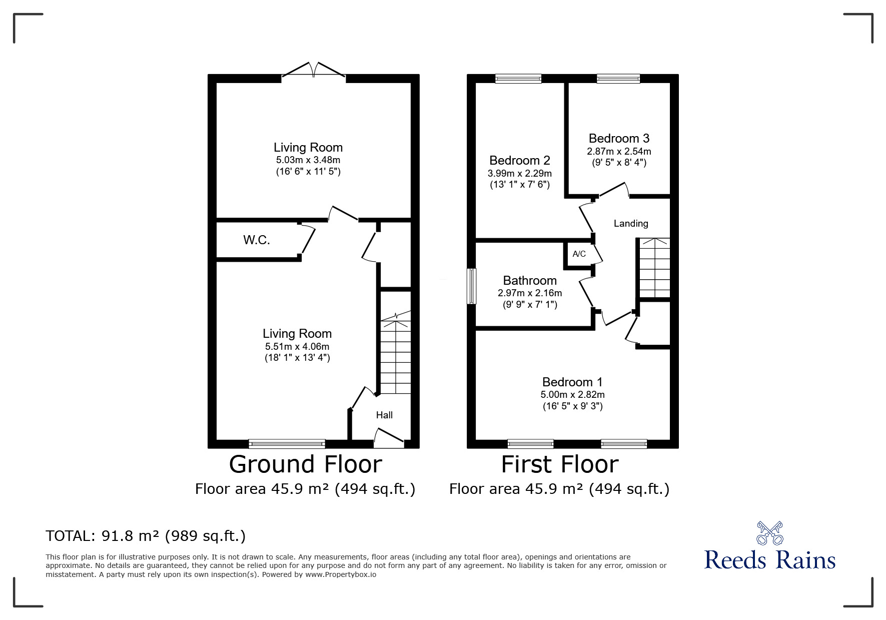 Floorplan of 3 bedroom Semi Detached House for sale, Spindle Walk, Huddersfield, West Yorkshire, HD2