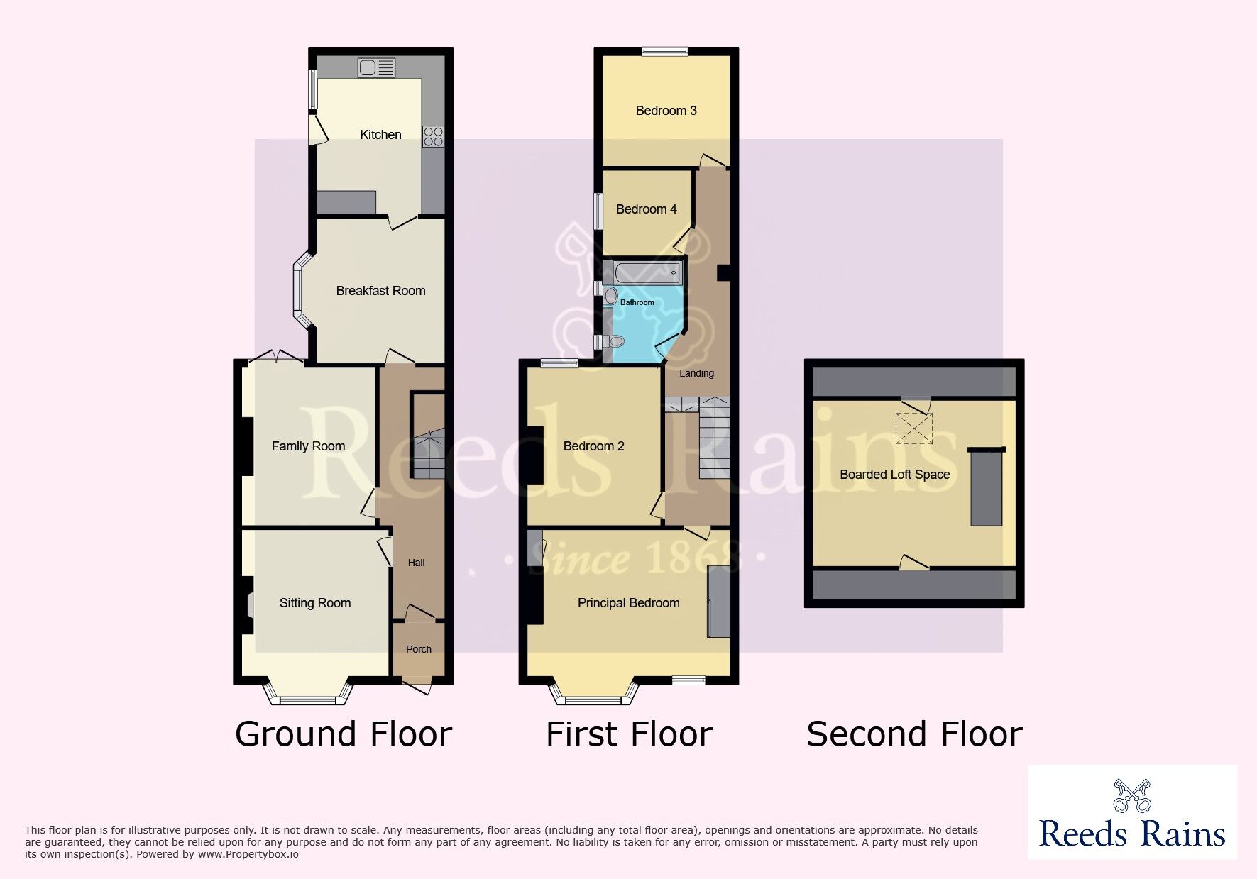 Floorplan of 4 bedroom Mid Terrace House for sale, Holderness Road, East Riding Of Yorkshire, HU9