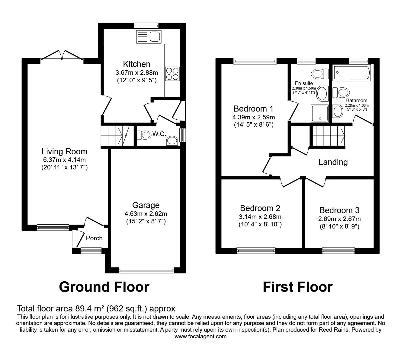 Floorplan of 3 bedroom Detached House for sale, Bradgate Park, Kesteven Way, Hull, HU7