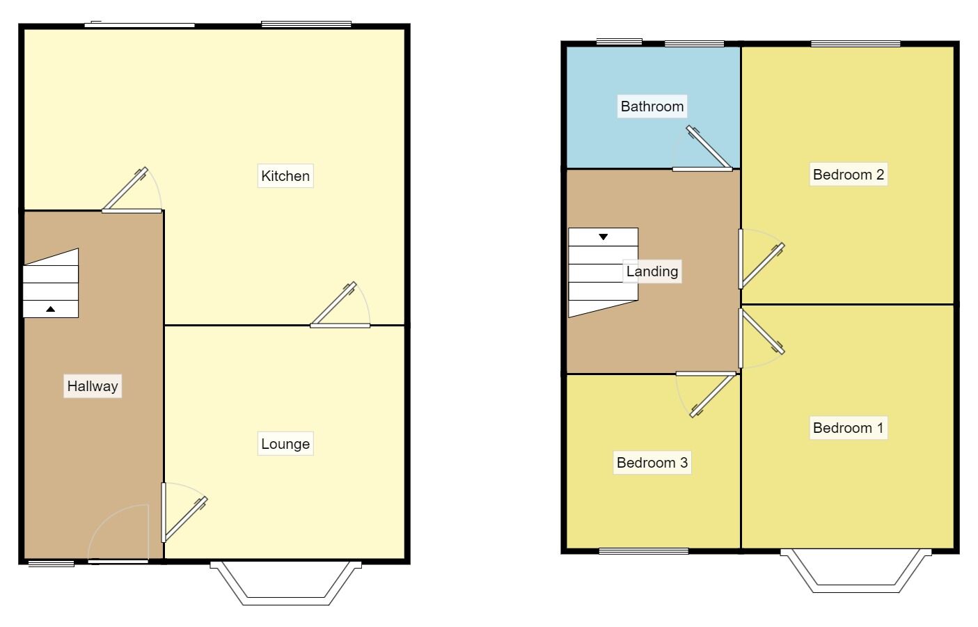 Floorplan of 3 bedroom End Terrace House for sale, 5th Avenue, Hull, East Riding, HU6