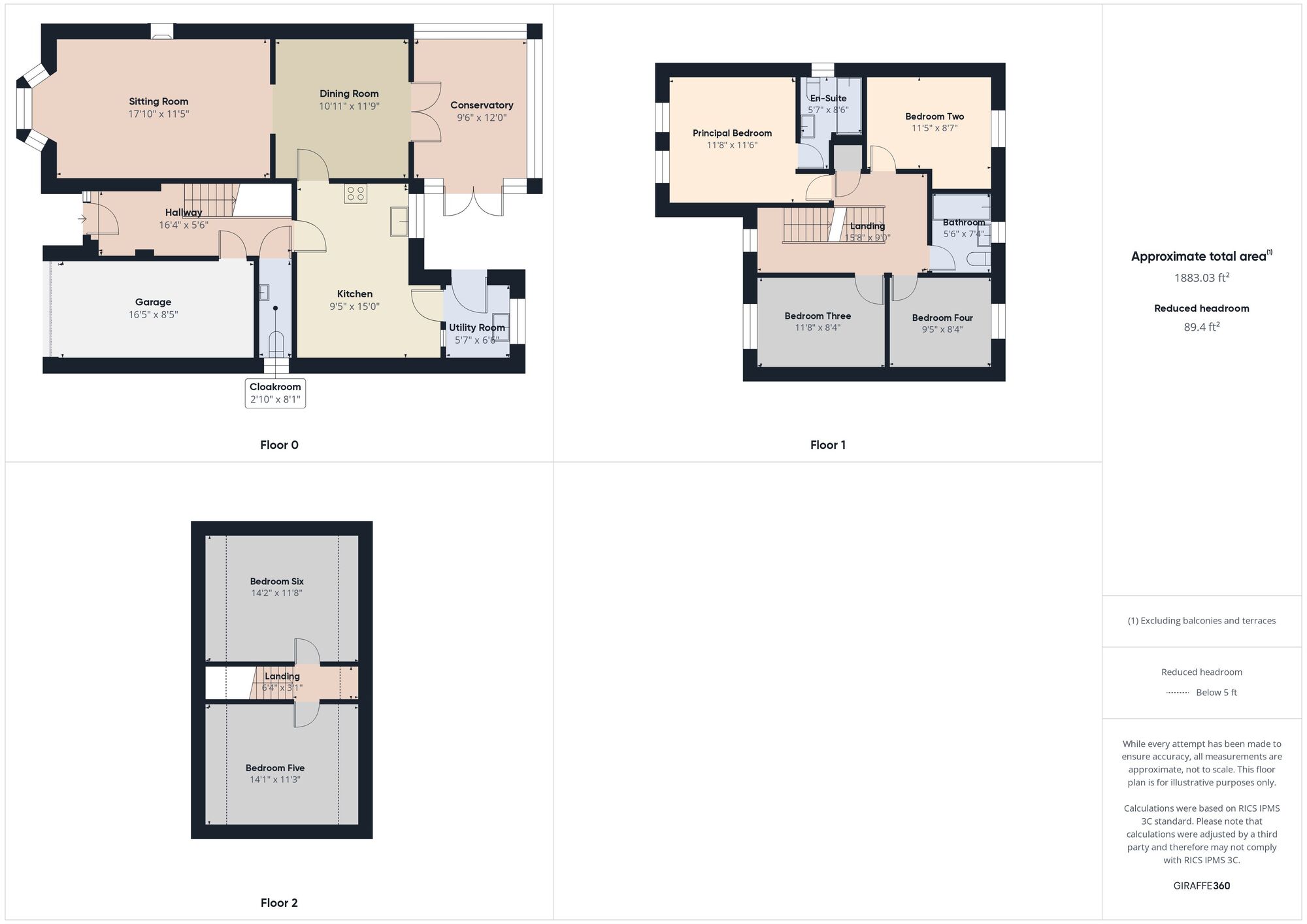 Floorplan of 6 bedroom Detached House for sale, Hartsholme Park, Kingswood, East Yorkshire, HU7