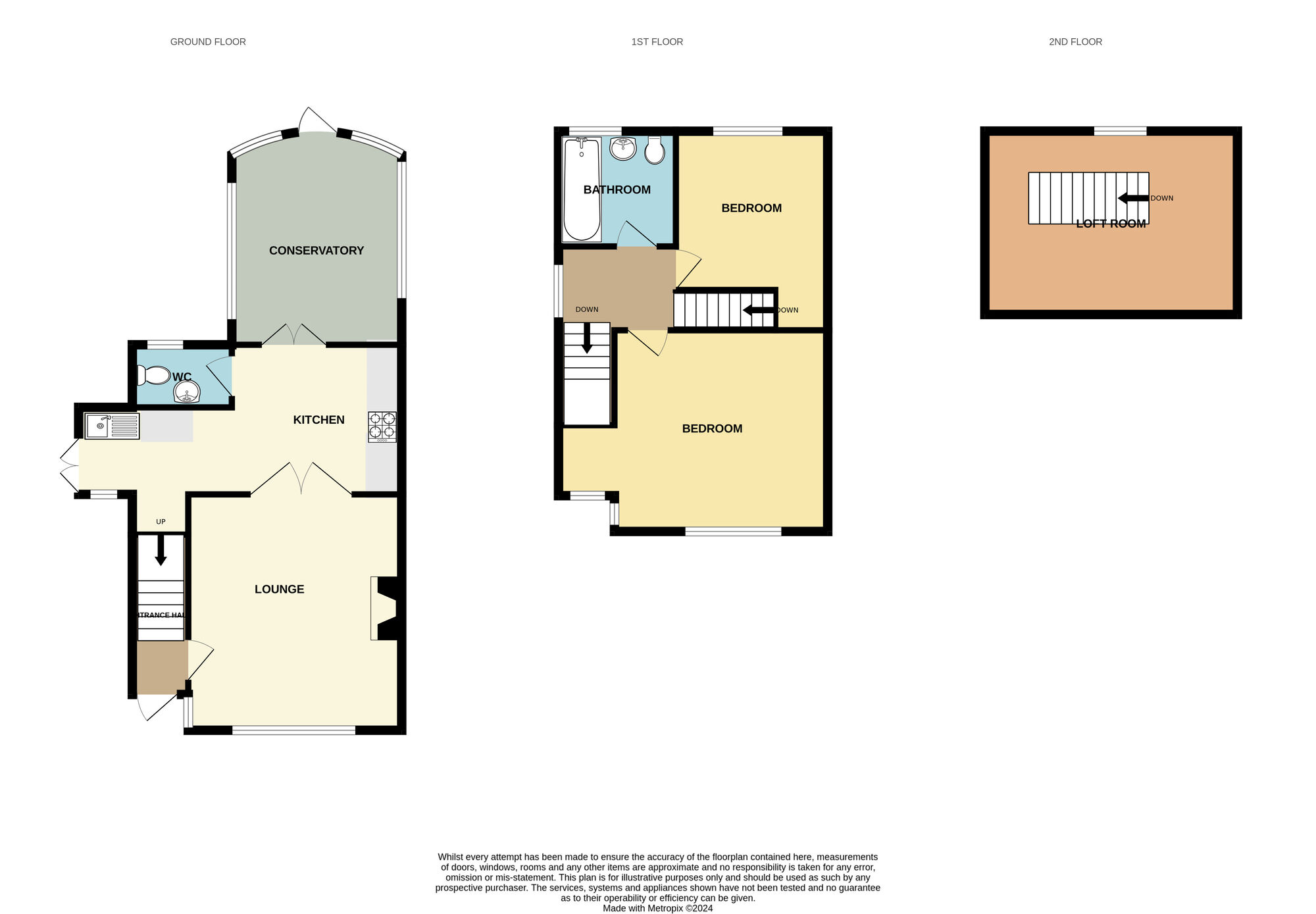 Floorplan of 2 bedroom End Terrace House for sale, Rustenburg Street, Hull, East Yorkshire, HU9