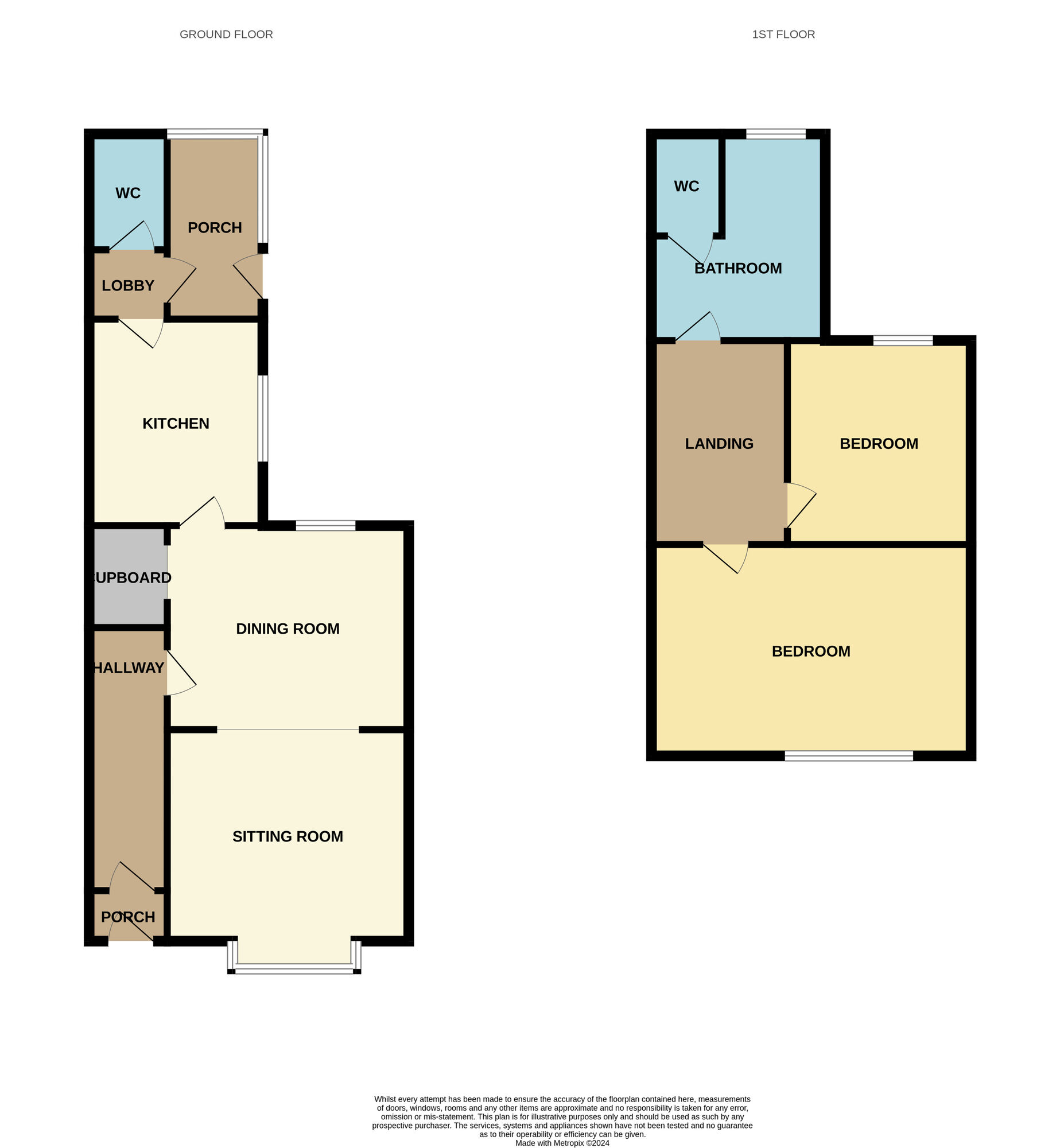 Floorplan of 2 bedroom Mid Terrace House for sale, Rosmead Street, Hull, East Yorkshire, HU9