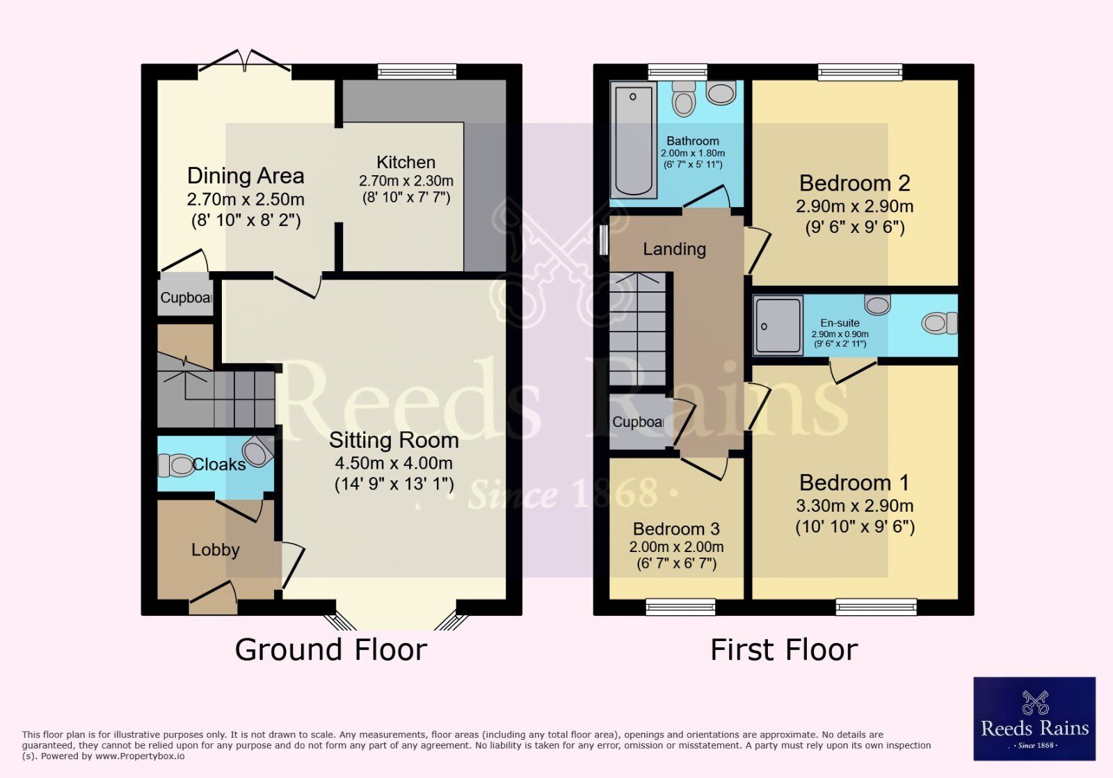 Floorplan of 3 bedroom Semi Detached House for sale, Pools Brook Park, Kingswood, East Yorkshire, HU7